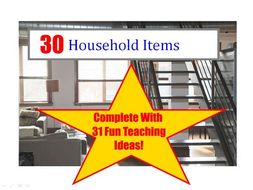 30 photos of household items powerpoint presentation 31 fun teaching