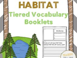 Habitat Tiered Vocabulary Booklets
