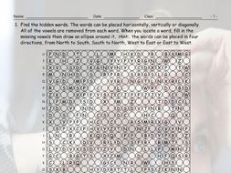 Feelings-Emotions Missing Vowels