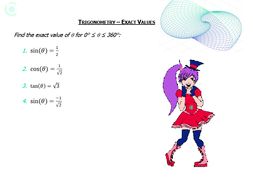 Trigonometry - Exact Values and Identities