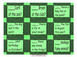Present Simple Verb Be Yes/No Questions Cards 4 Pages = 36 Cards