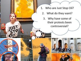 6th form RE: Just Stop Oil (The Ethics of Protest)