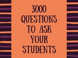 Speaking | 3000 Questions to ask your students (vol. 3)
