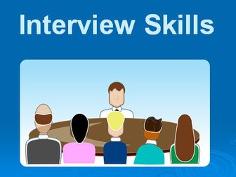 Job Interview Skills PowerPoint Training Presentation complete lesson with tasks