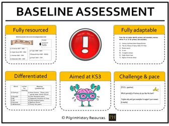 KS3 History skills: History Baseline Test