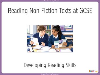Reading Non Fiction Texts at GCSE