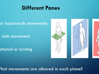 GCSE AQA Physical Education - Planes and Axis of Movement