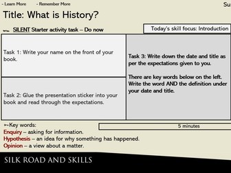 Silk Roads - Secondary/Primary History