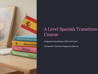 A Level Spanish Transition Course Pack