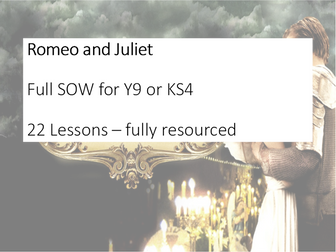 Romeo and Juliet Scheme of Work