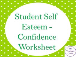 Self Esteem Check In Board Worksheet - Confidence Positivity Wellbeing