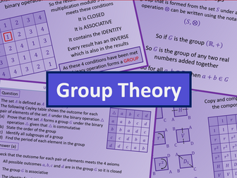 Introduction to Group Theory - Further maths A level A2 Discrete