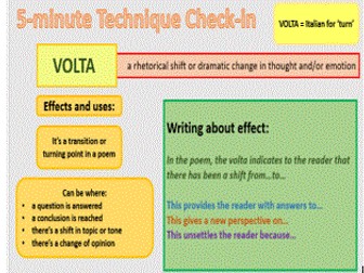 Poetic techniques check-in and workshop