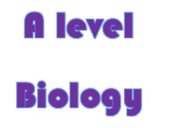 AQA Biology A level/AS level Unit 1 Revision Biological Molecules