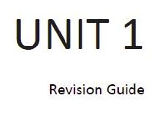 Cambridge Technicals Level 3 Unit 1 Revision Guide