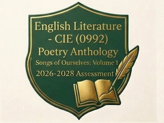 'Report to Wordsworth' — IGCSE Literature Worksheet | Cambridge 0992 | Songs of Ourselves Vol. 1