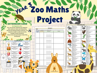 Maths Zoo project- 5+ lessons and resources Year 3