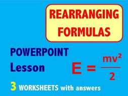 Rearranging Formulas
