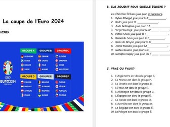 L'Euro 2024 French  booklet