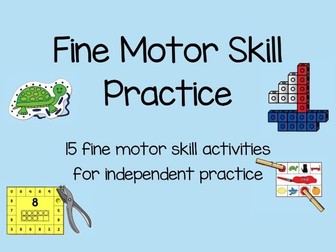 Fine Motor Skill  Practice