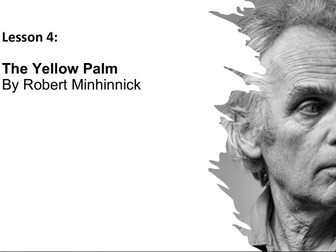 Conflict and Human Suffering in The Yellow Palm by Robert Minhinnick