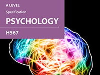 OCR A Level Psychology Core Study Area Revision Booklet