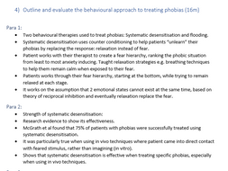 aqa psychology psychopathology full 16m essays broken down into notes