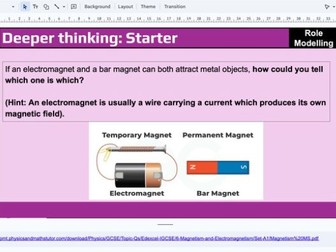 Year 11 GCSE Soft and Hard Magnets