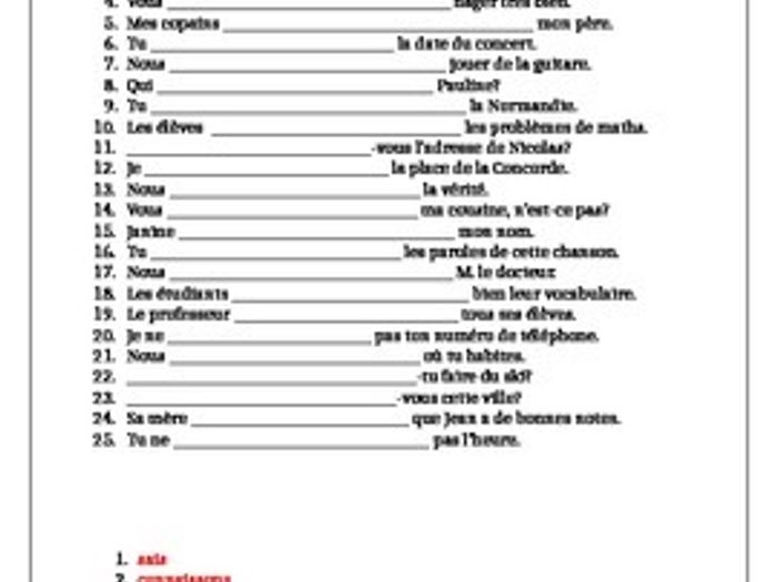 Savoir Et Connaître French Verbs Bundle | Teaching Resources