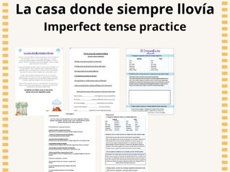 Spanish Imperfect tense un cuento comprehension and grammar practice KS3-4