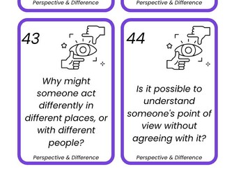 Identity & Belonging Discussion Cards | Getting to Know You Activity | G3-5