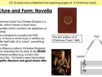Stave 1 and Preface: A Christmas Carol. Created by GCSE examiner