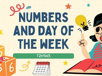 Thai Numbers and day of the week