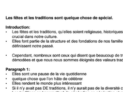 AS French Essay Plans