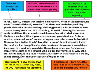 Full Macbeth SOW  AQA 9-1 GCSE