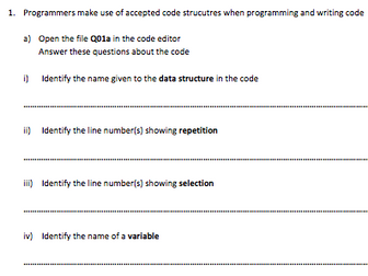 IGCSE Computer Science Paper 2: Applications of Computational Thinking