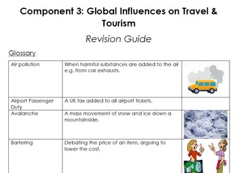 Revision Guide - BTEC Tech Travel & Tourism - Component 3
