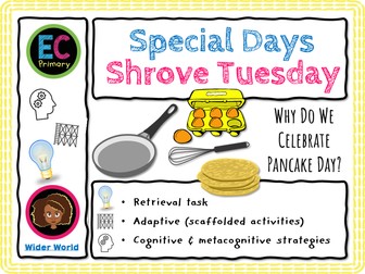 Pancake Day - Shrove Tuesday