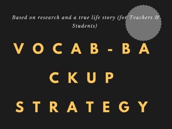 Vocabulary building strategies