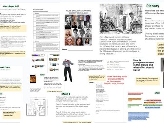 IGCSE English Literature Songs of Ourselves Volume 2, Part 3
