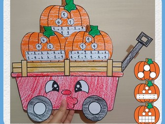 Number Bond Craft Fall Math Activities