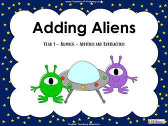Adding Aliens - Adding Numbers to 20 - Year 1