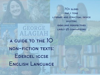 A Guide to the 10 Non-Fiction Texts