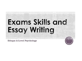 WJEC Eduqas A-Level Psychology Exam technique Bundle