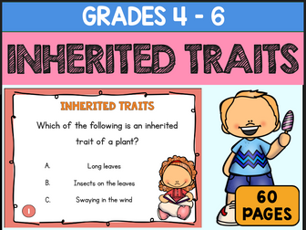 Inherited Traits Task Cards Genetics And Heredity Practice