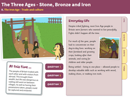 Trade and Culture - Interactive Teaching Book - The Iron Age KS2