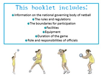 Rules and regulations for netball