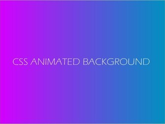 CSS colour changing background (gradient)