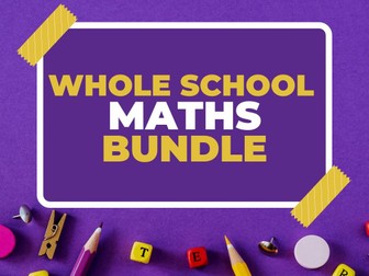 Year 7 - Year 11 Autumn Term Maths Bundle