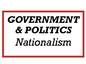 Politics Edexcel - Nationalism